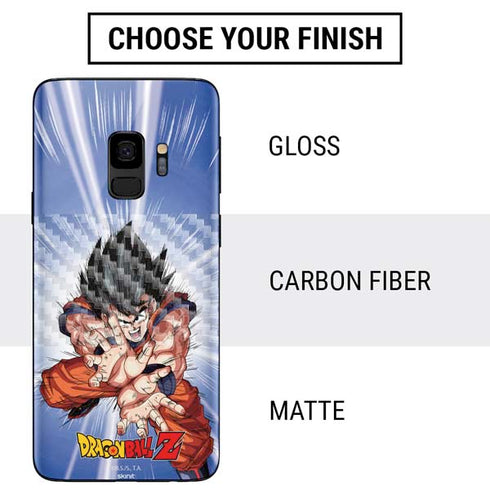 Dragon Ball Z Goku Kamehameha Blast Galaxy S9 Skin